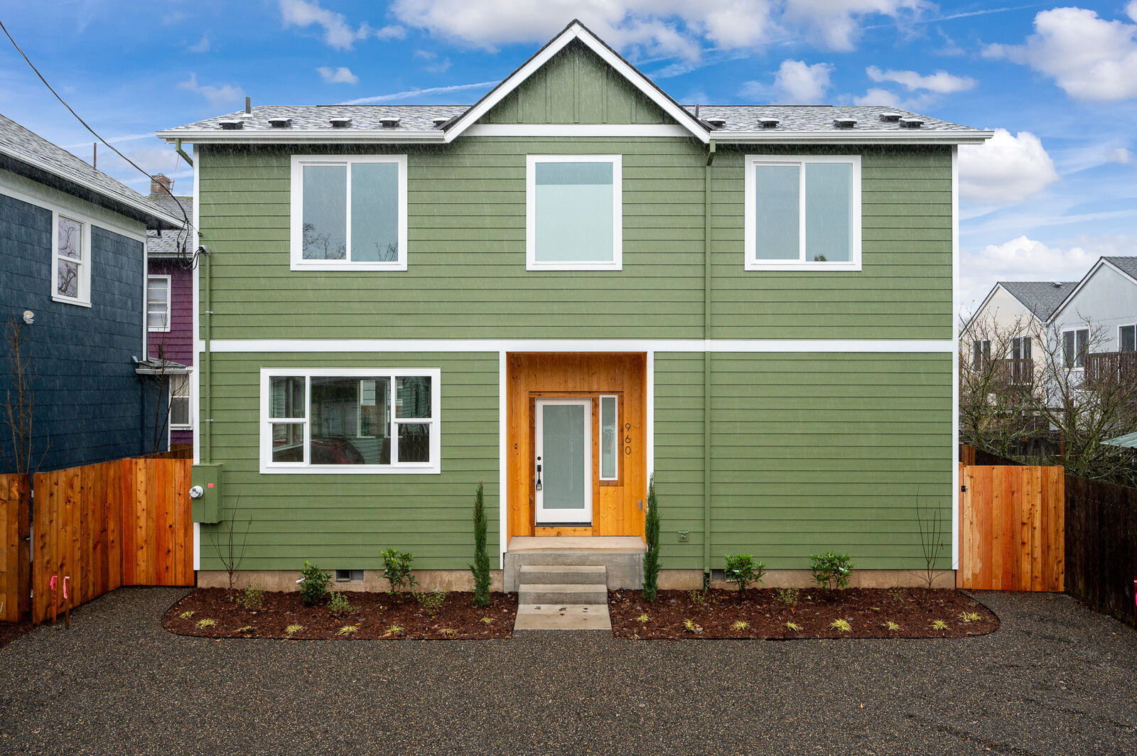 Completed new construction home at 960 NE Humboldt St, Portland, built by J Dean Holdings