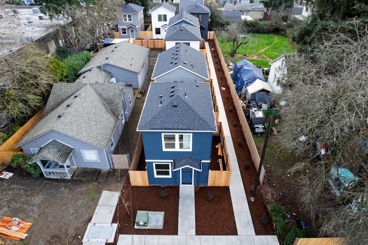 Completed new construction home at 12098 SE Market St, Portland, built by J Dean Holdings